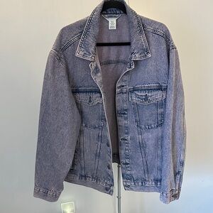 Denim Jacket in light purple black Men’s like new
